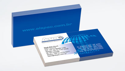 Criação de Cartão de Visita | Alspac Transportes