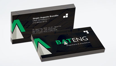 Criação de Cartão de Visita | Bateng Engenharia