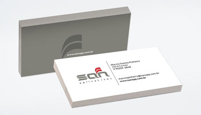 Criação de Cartão de Visita | San Aplicativos