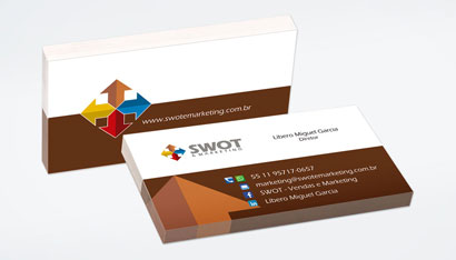Criação de Cartão de Visita | Swot & Marketing