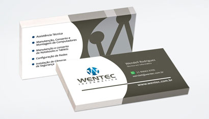Criação de Cartão de Visita | Wentec Informática