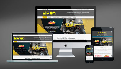 Criação de Website Responsivo | Líder Esticadores
